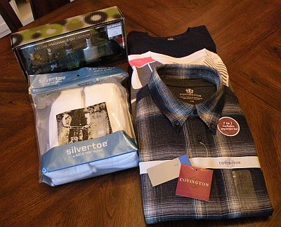 Cologne Gift Set, Socks, 3 Shirts